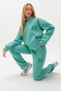 Etty Fleece Tracksuit - Green