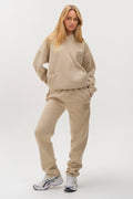 Etty Fleece Tracksuit - Stone
