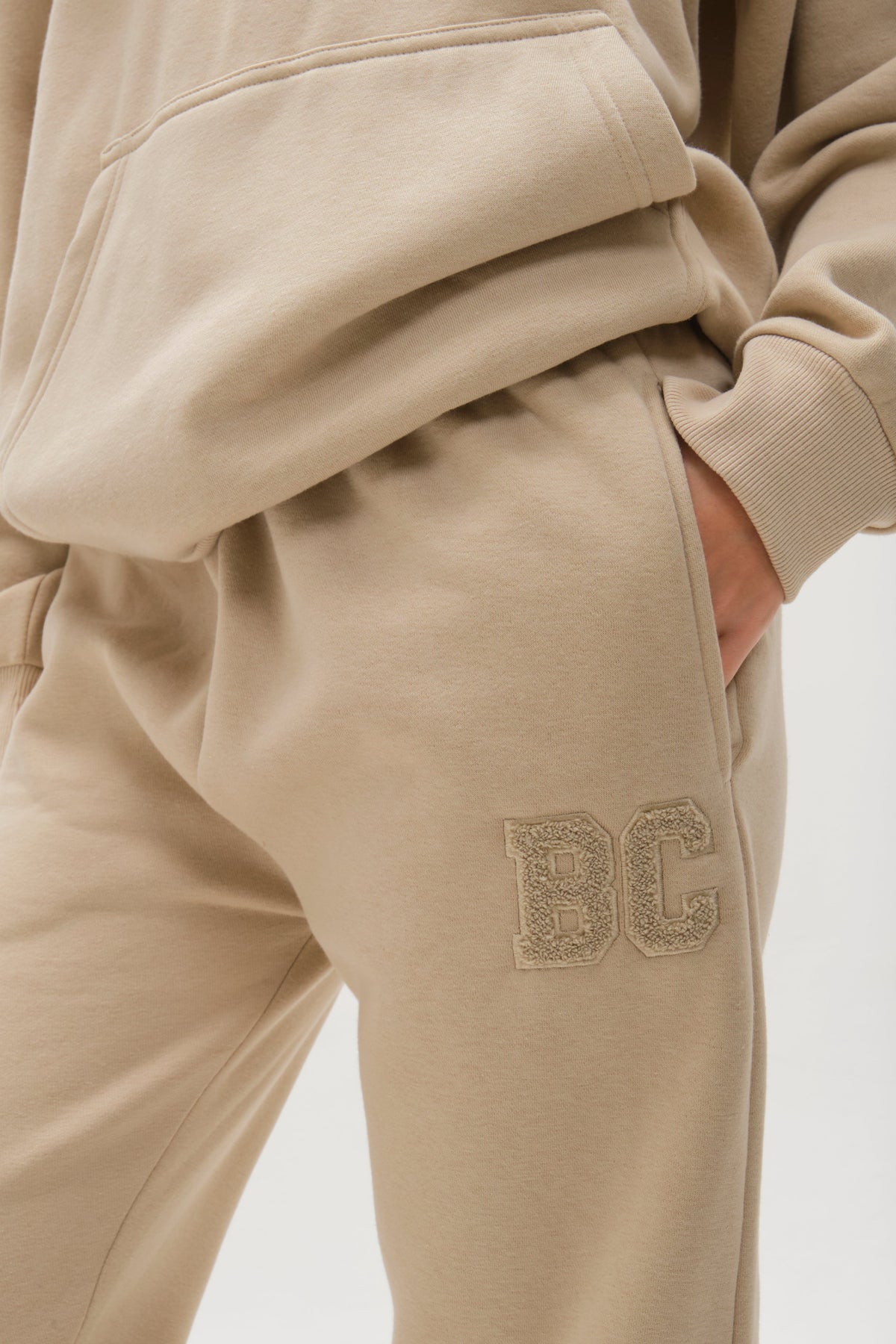 Etty Fleece Tracksuit - Stone