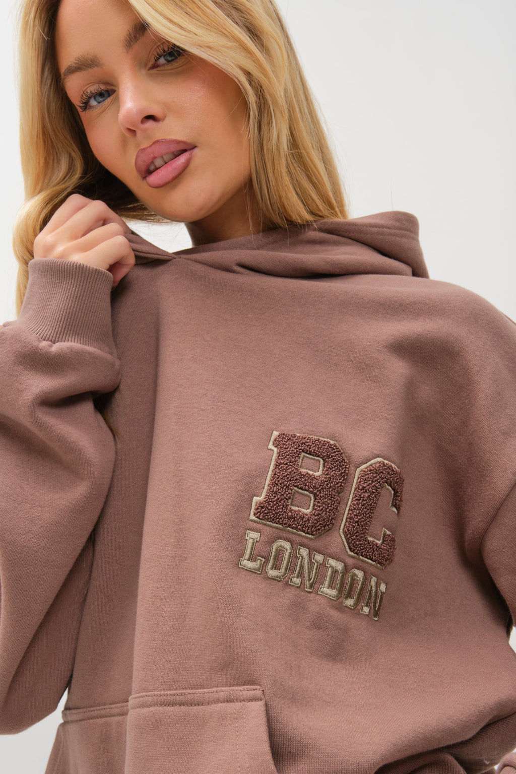 Etty Fleece Tracksuit - Mink Brown