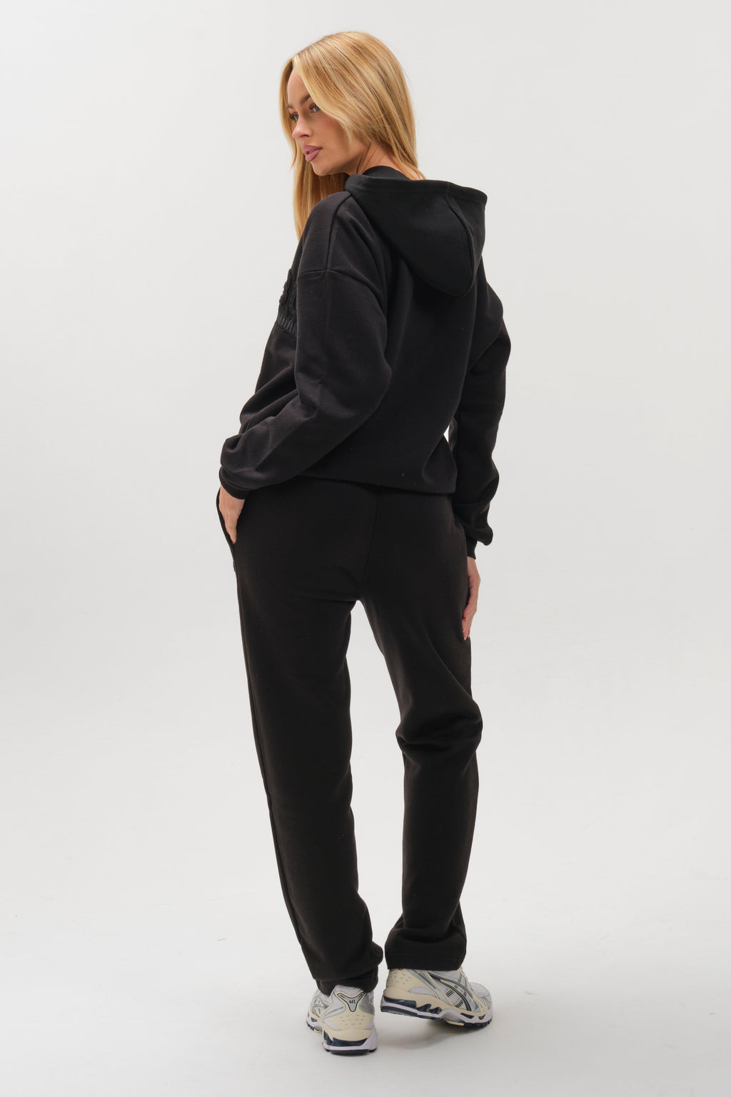 Etty Fleece Tracksuit - Black