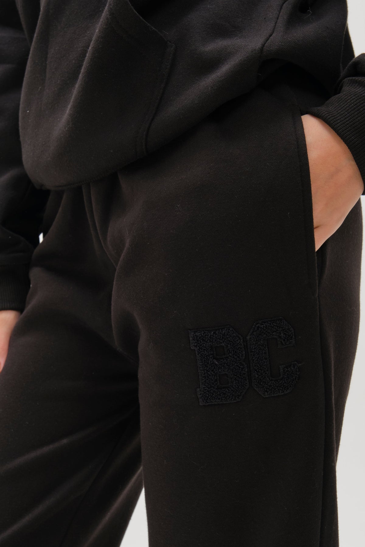 Etty Fleece Tracksuit - Black
