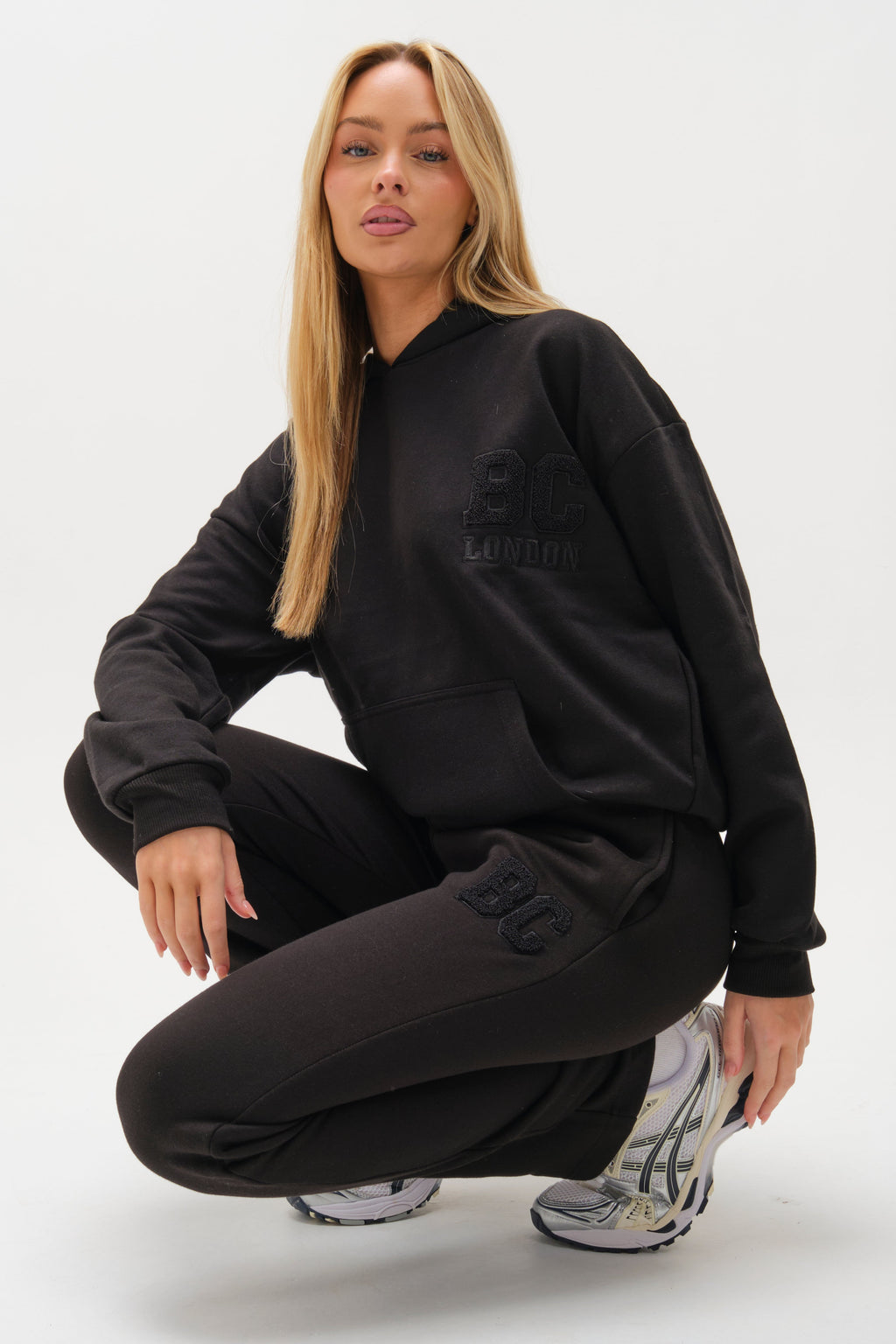 Etty Fleece Tracksuit - Black