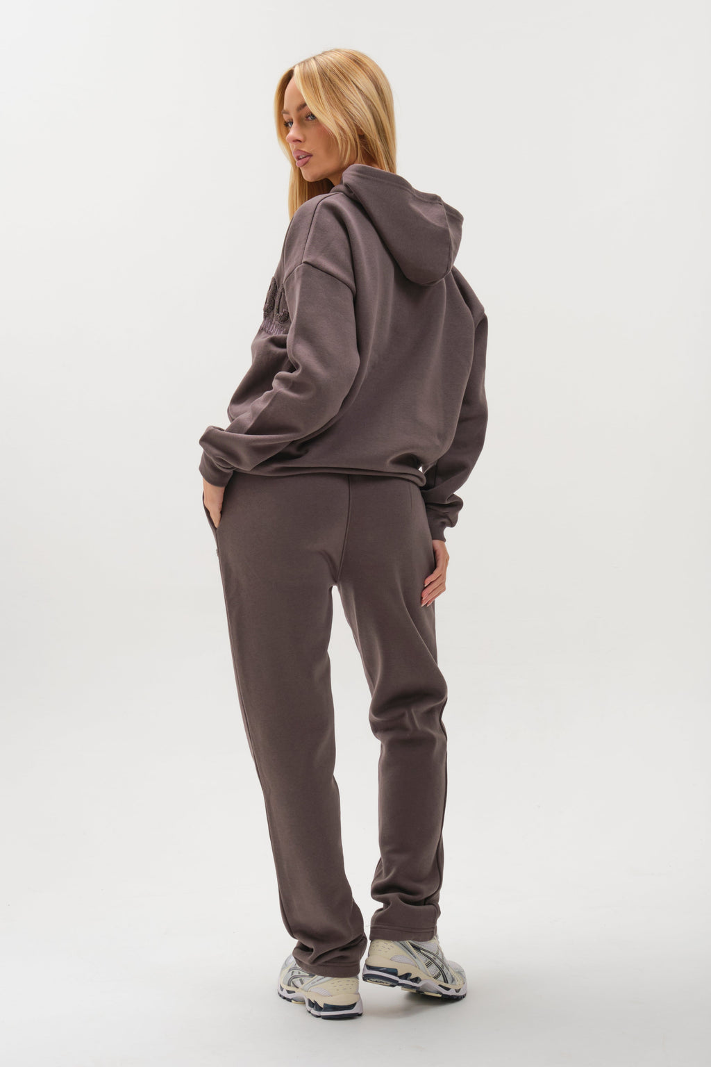 Etty Fleece Tracksuit - Charcoal