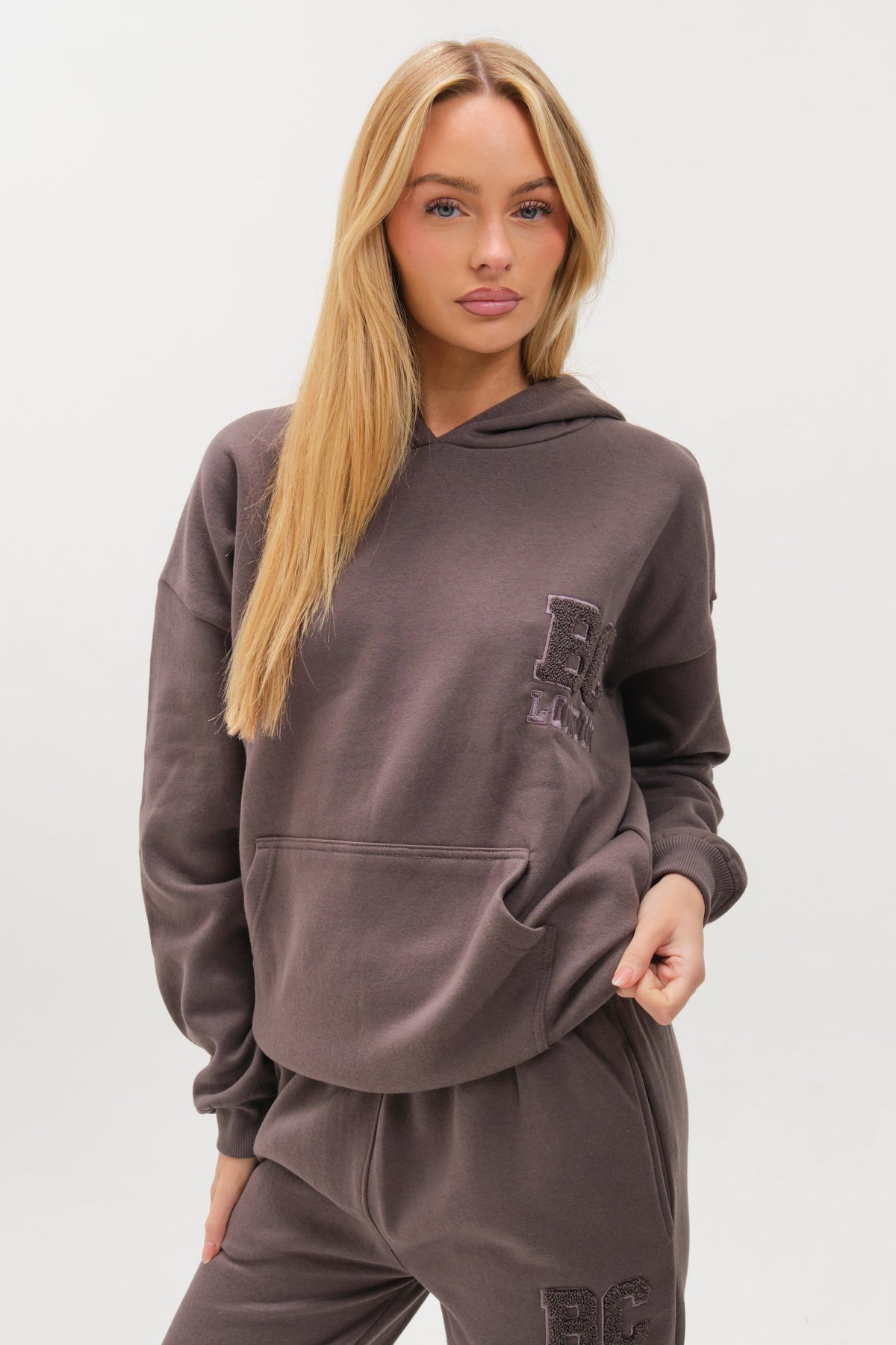 Etty Fleece Tracksuit - Charcoal