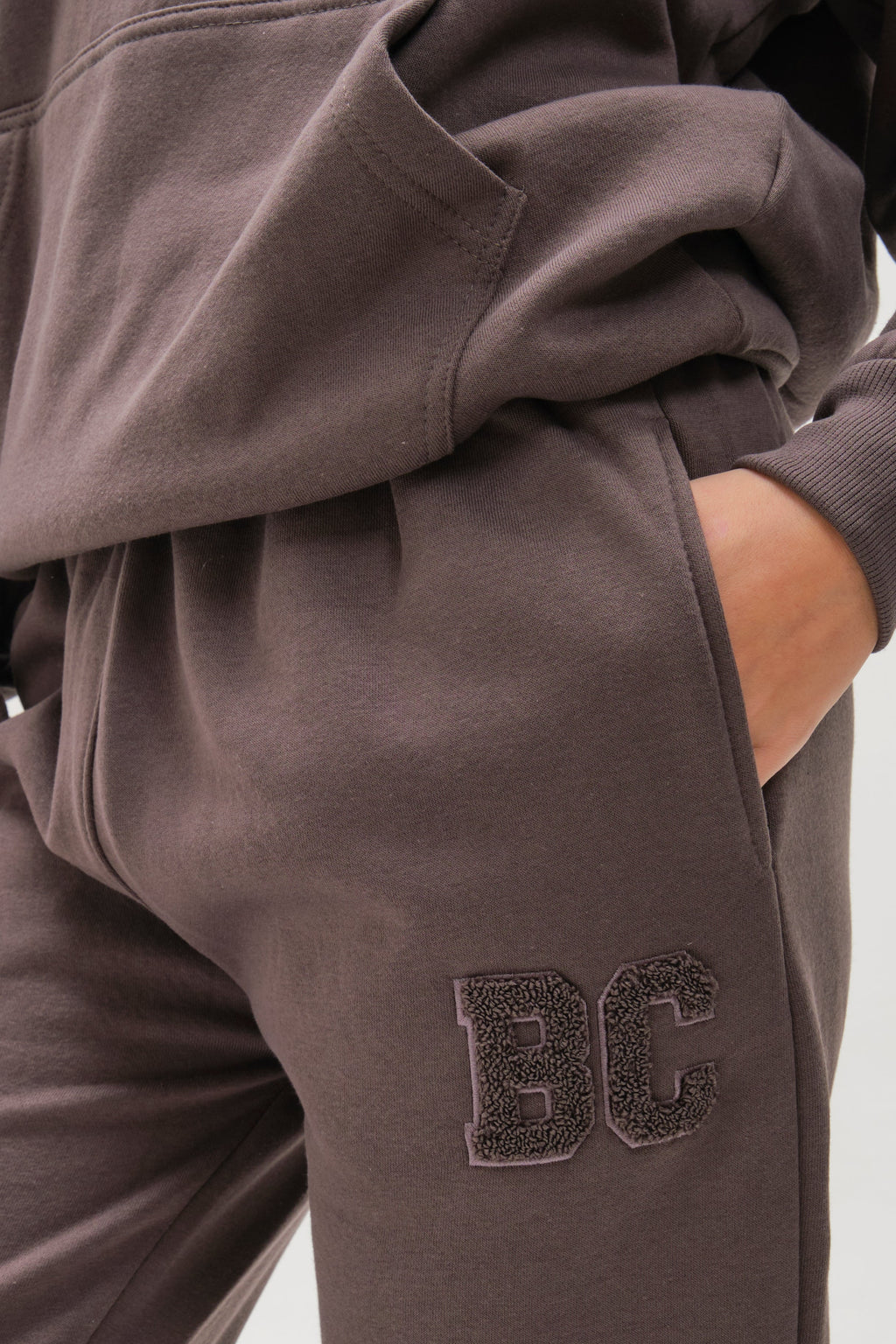 Etty Fleece Tracksuit - Charcoal
