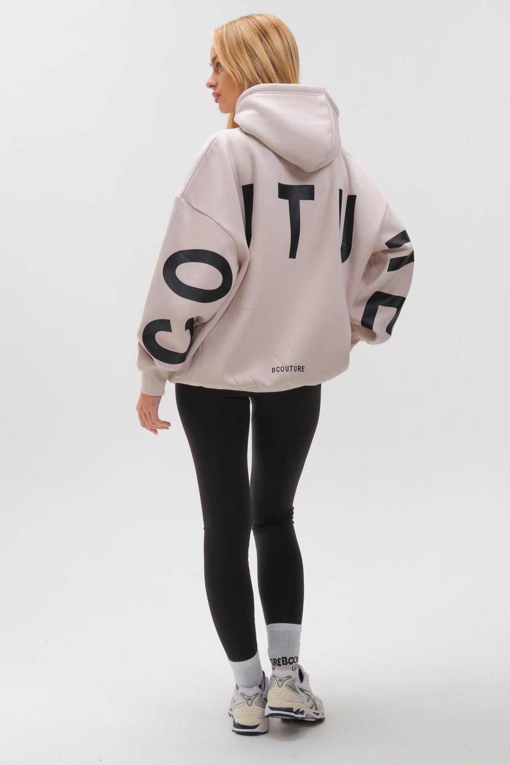 VXN Leggings & Hoodie Set - Stone