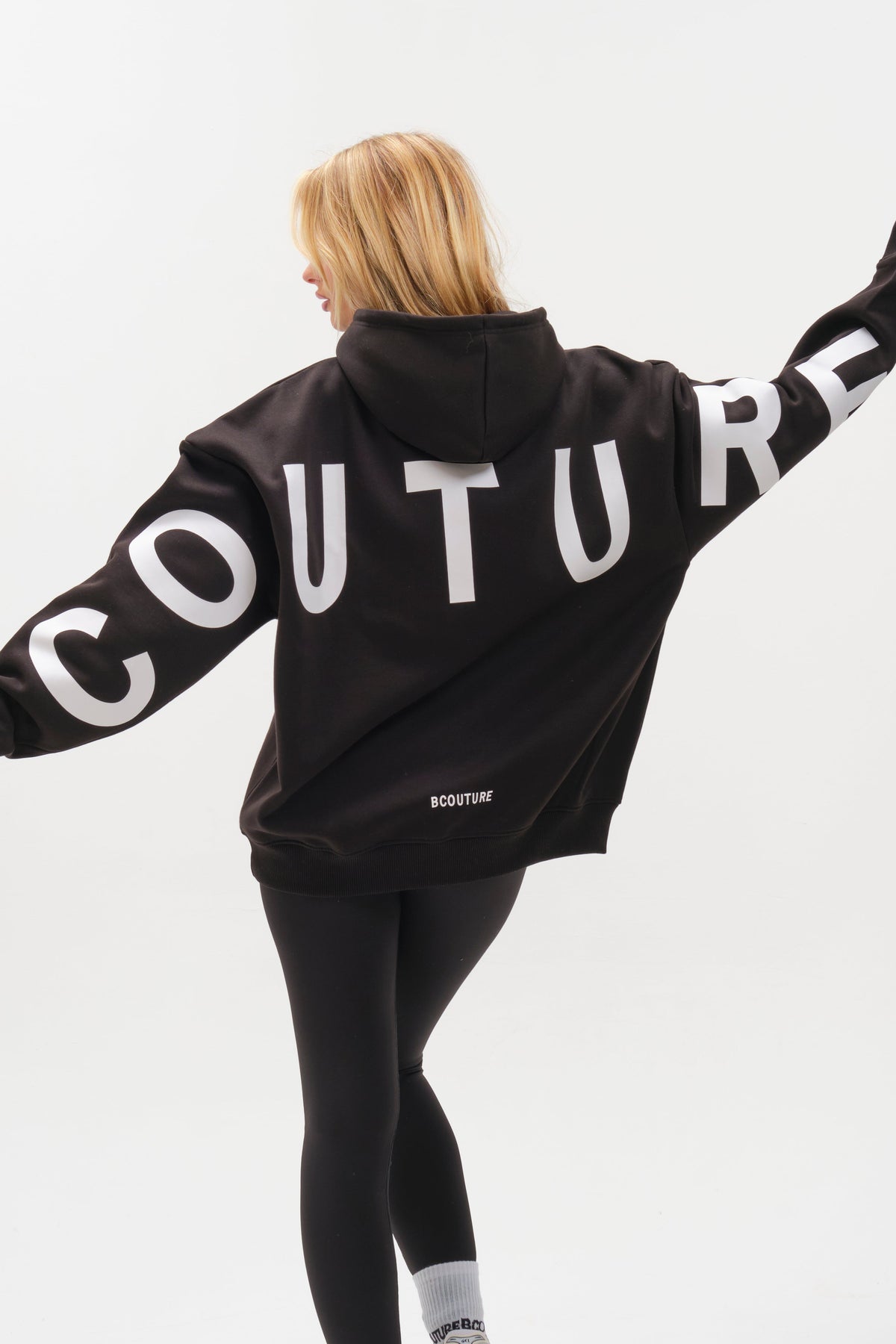 VXN Leggings & Hoodie Set - Black