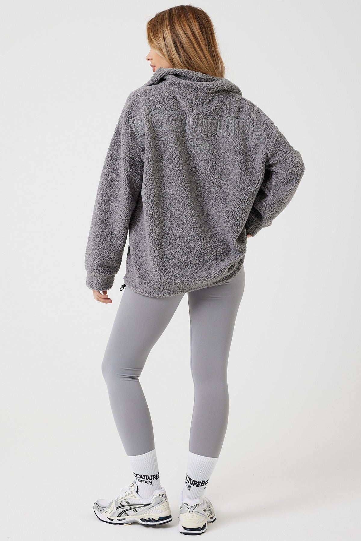 Belmore Borg Jumper & Leggings Set - Grey