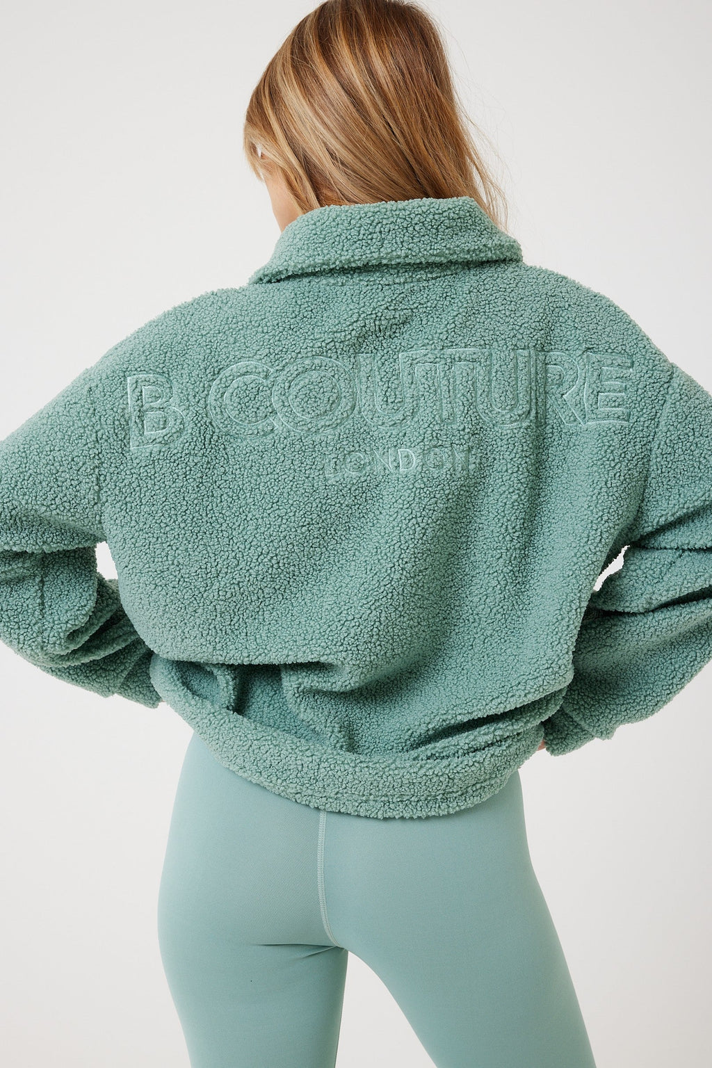 Belmore Borg Jumper & Leggings Set - Teal