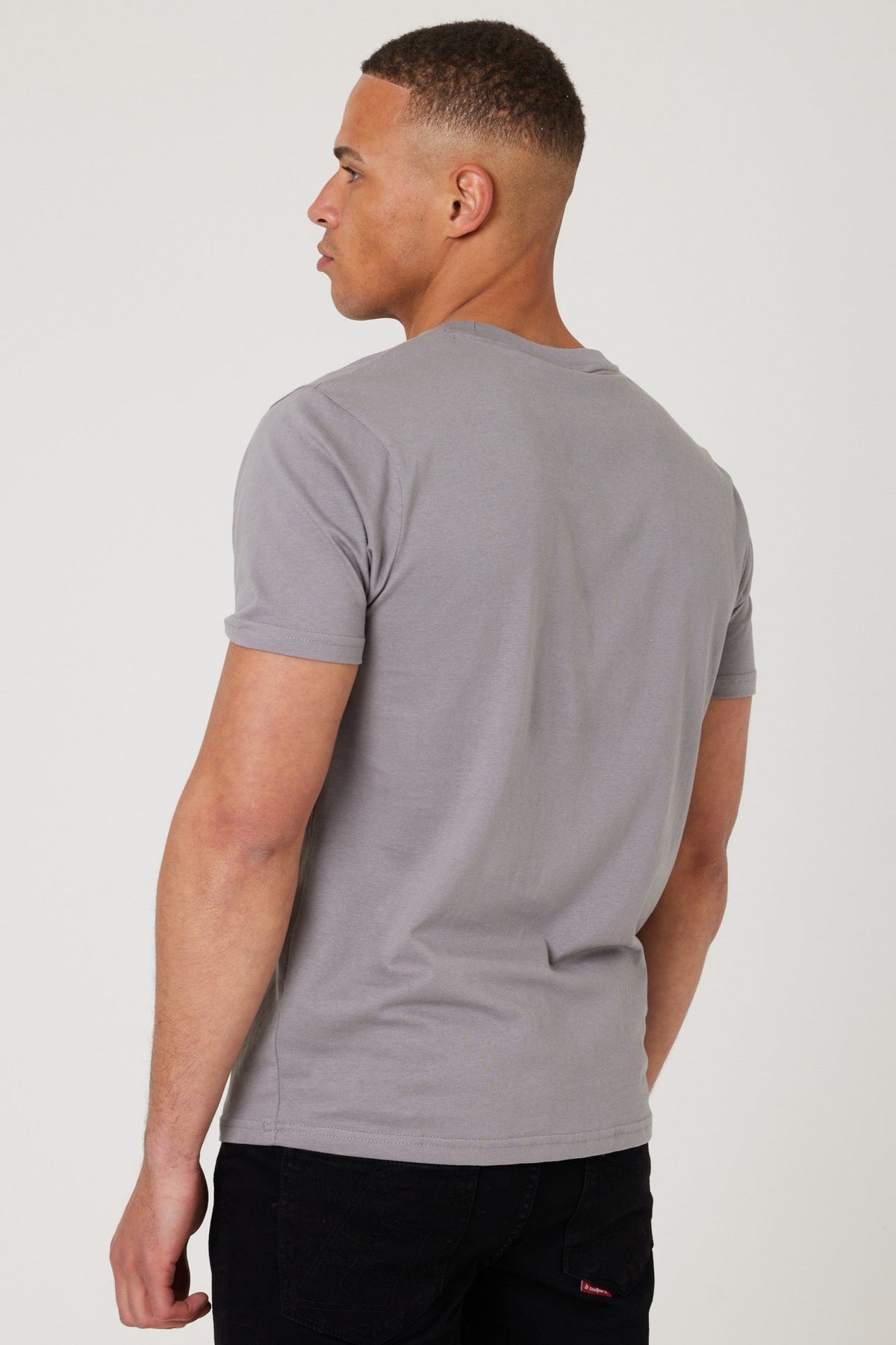 Boston Street Regular Fit Cotton T-Shirt - Dark Grey