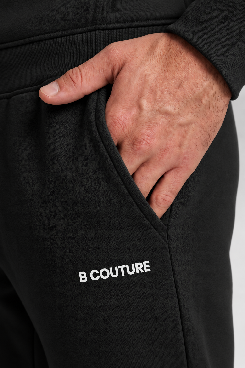 Core Fleece Tracksuit - Black