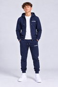 Core Boys Zip Fleece Tracksuit - Navy