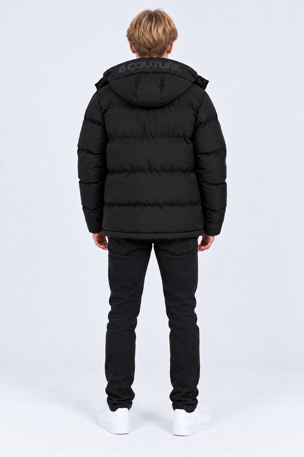 Earlham Boys Puffer Jacket - Black