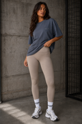 Echo High-Waisted Leggings - Stone