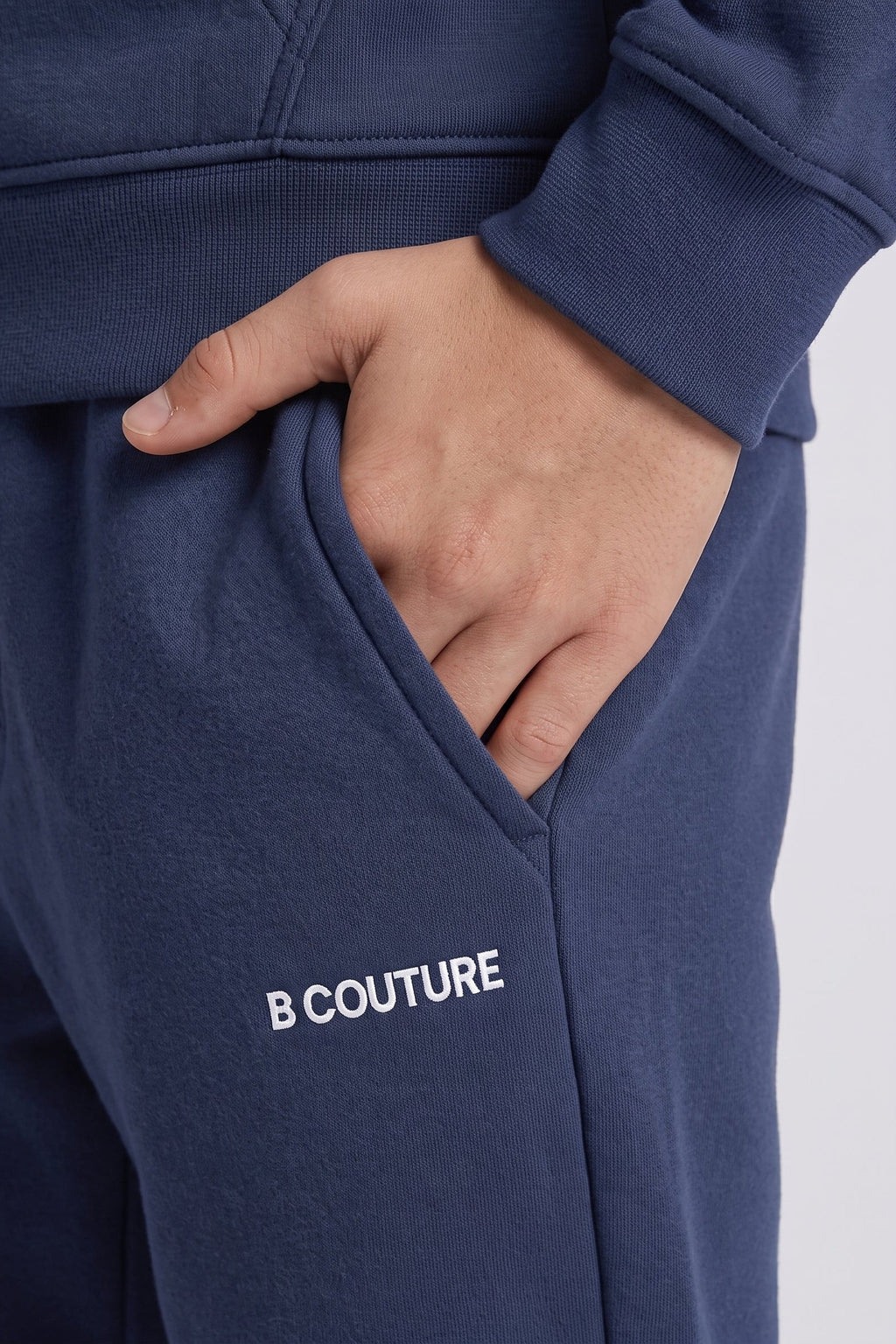 Core Boys Fleece Tracksuit - Navy