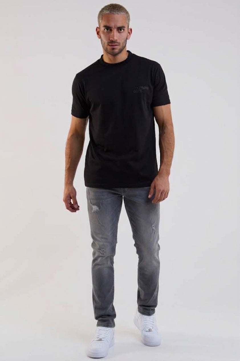 Legacy Taper Fit Stretch Denim Jeans - Grey