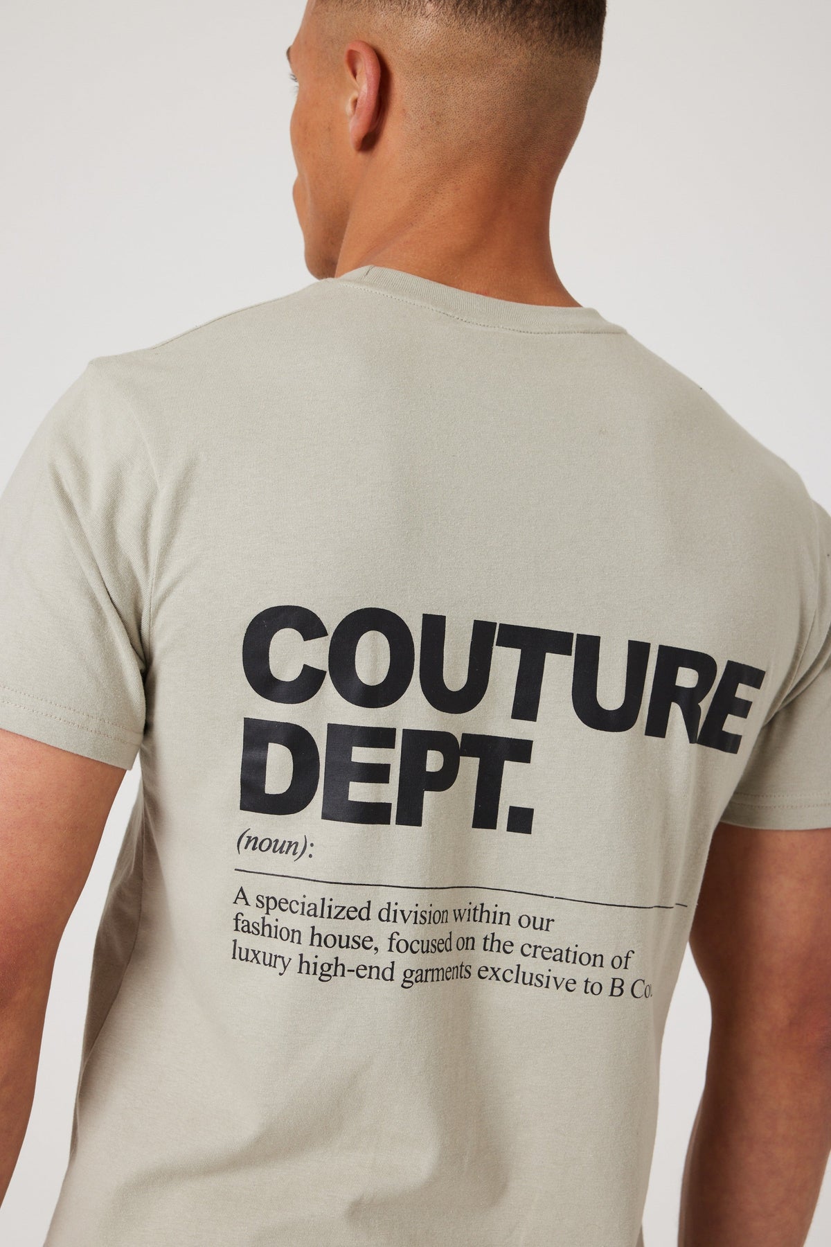 Haydon Walk Regular Fit Cotton T-Shirt - Stone