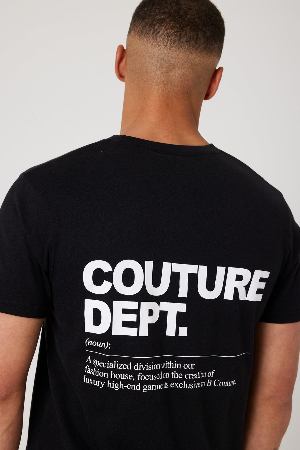 Haydon Walk Regular Fit Cotton T-Shirt - Black/White