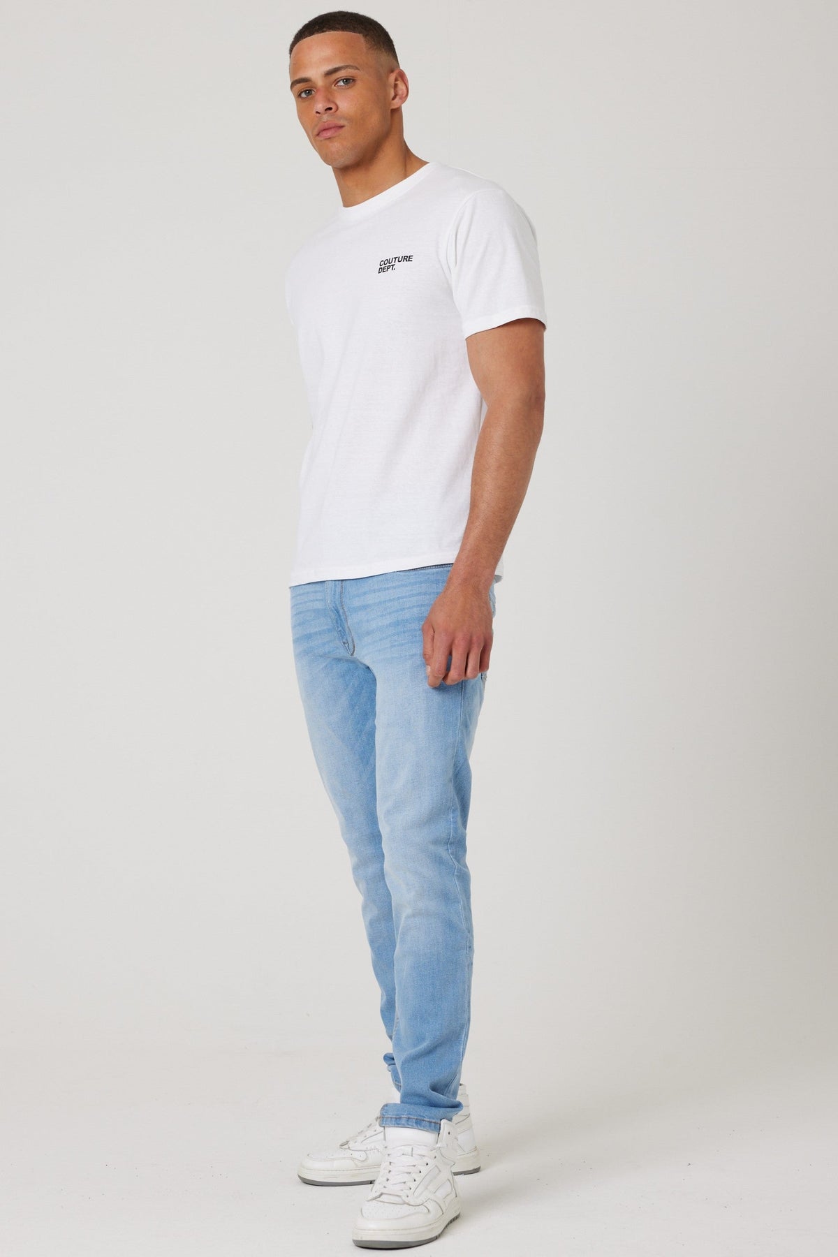Haydon Walk Regular Fit Cotton T-Shirt - Cream
