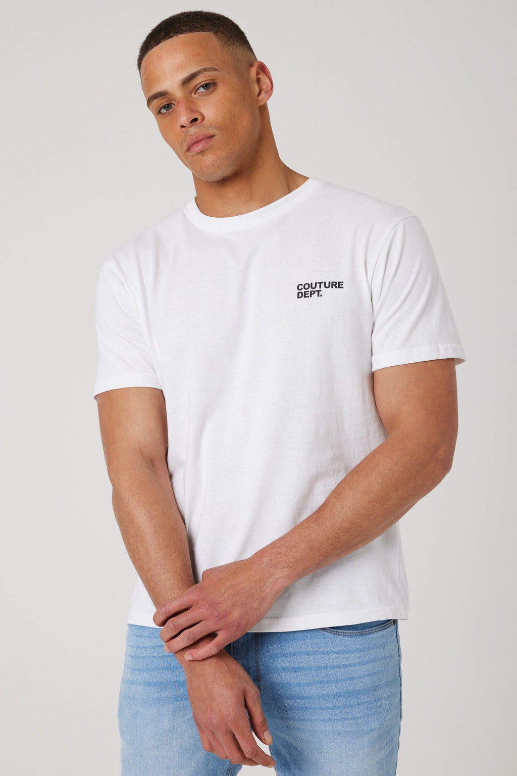 Haydon Walk Regular Fit Cotton T-Shirt - Cream