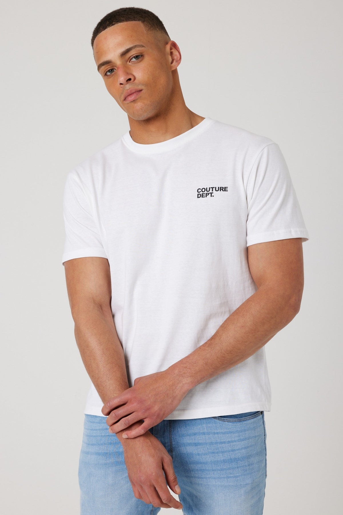 Haydon Walk Regular Fit Cotton T-Shirt - Cream