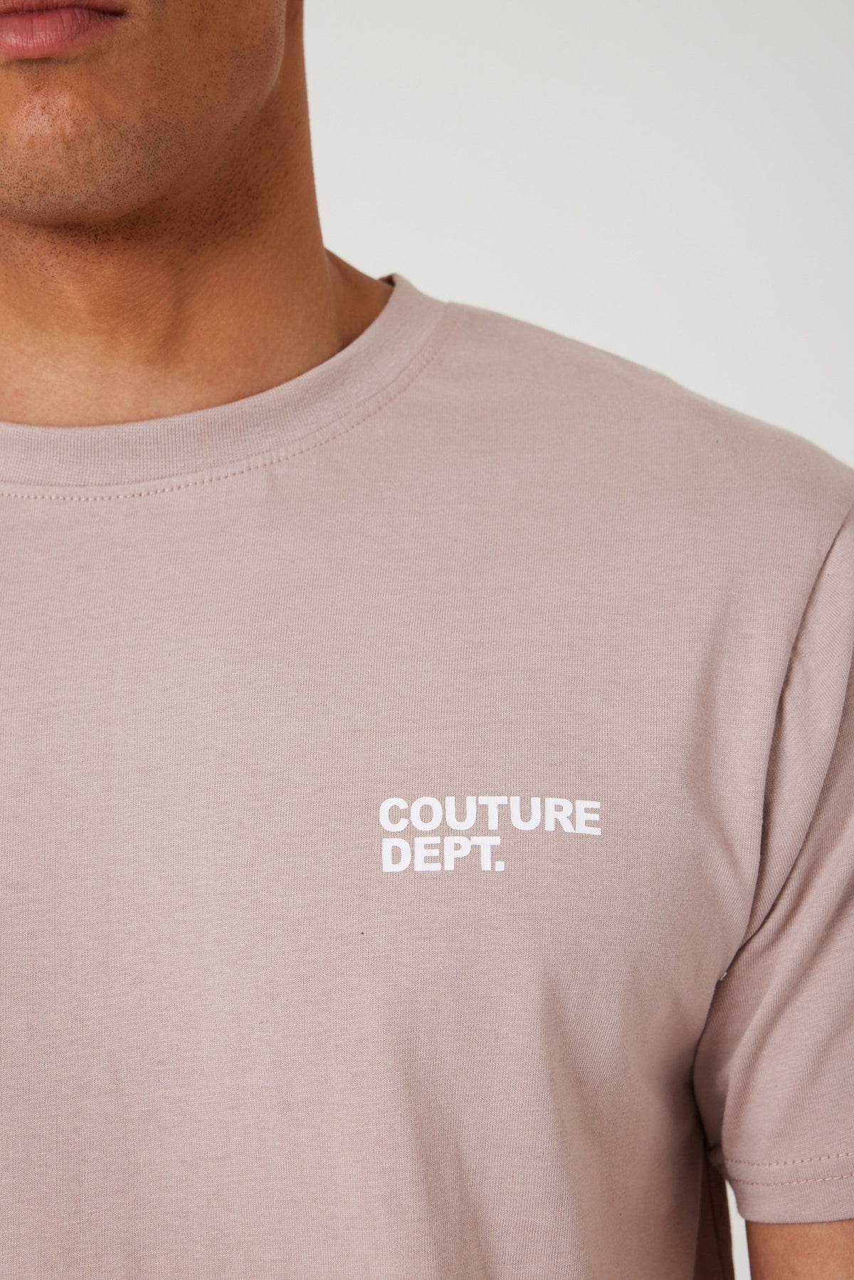 Haydon Walk Regular Fit Cotton T-Shirt - Beige