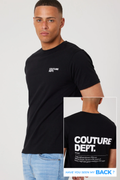 Haydon Walk Regular Fit Cotton T-Shirt - Black/White