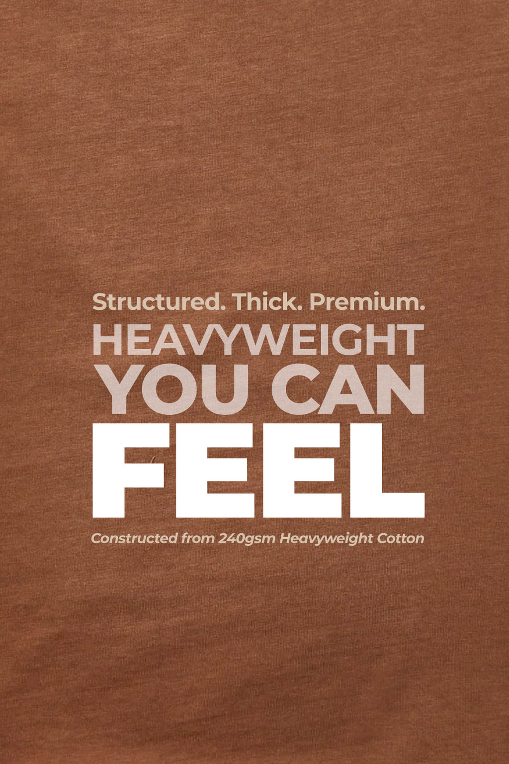 Heavyweight Oversized Couture Dept T-Shirt - Dark Brown