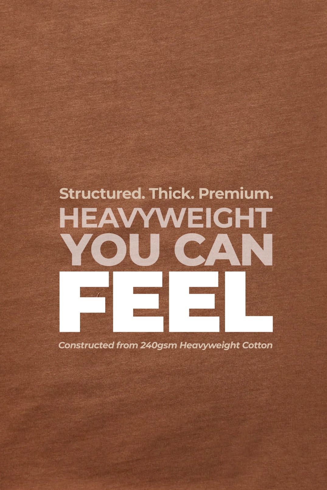 Heavyweight Oversized Couture Dept T-Shirt - Dark Brown