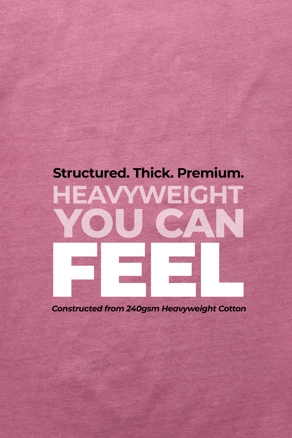 Heavyweight Oversized Couture Dept T-Shirt - Pink