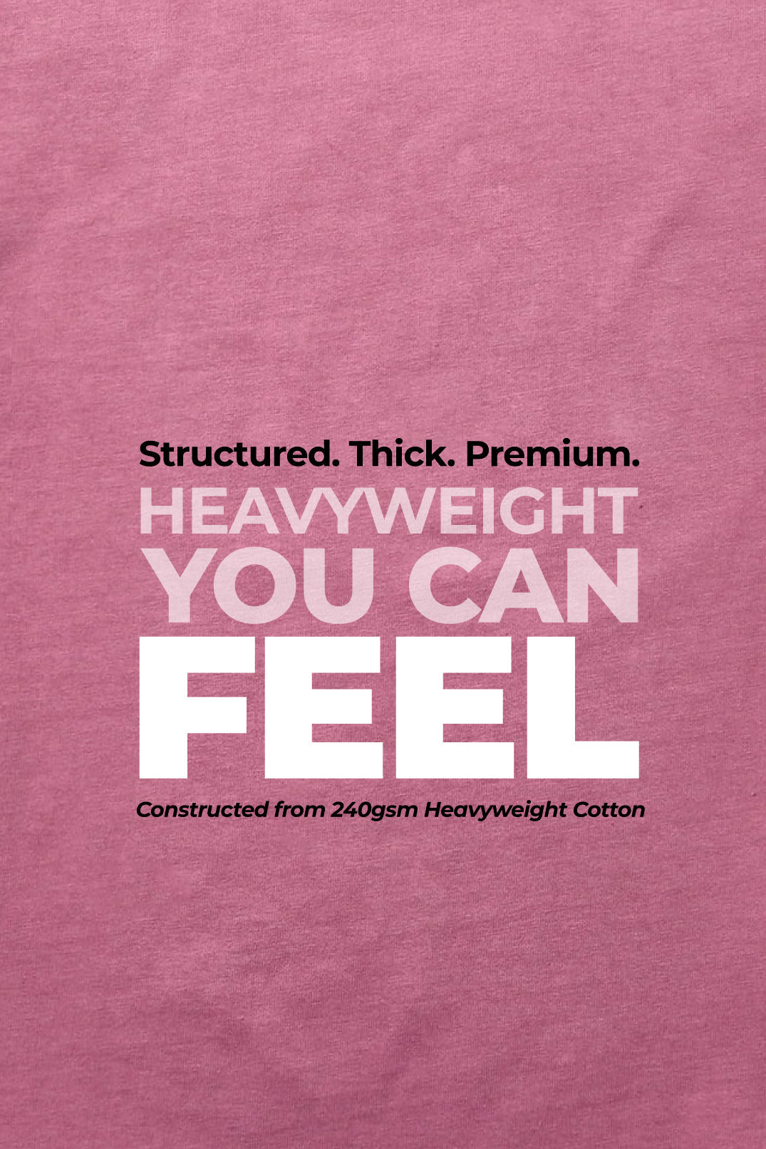 Heavyweight Oversized Couture Dept T-Shirt - Pink