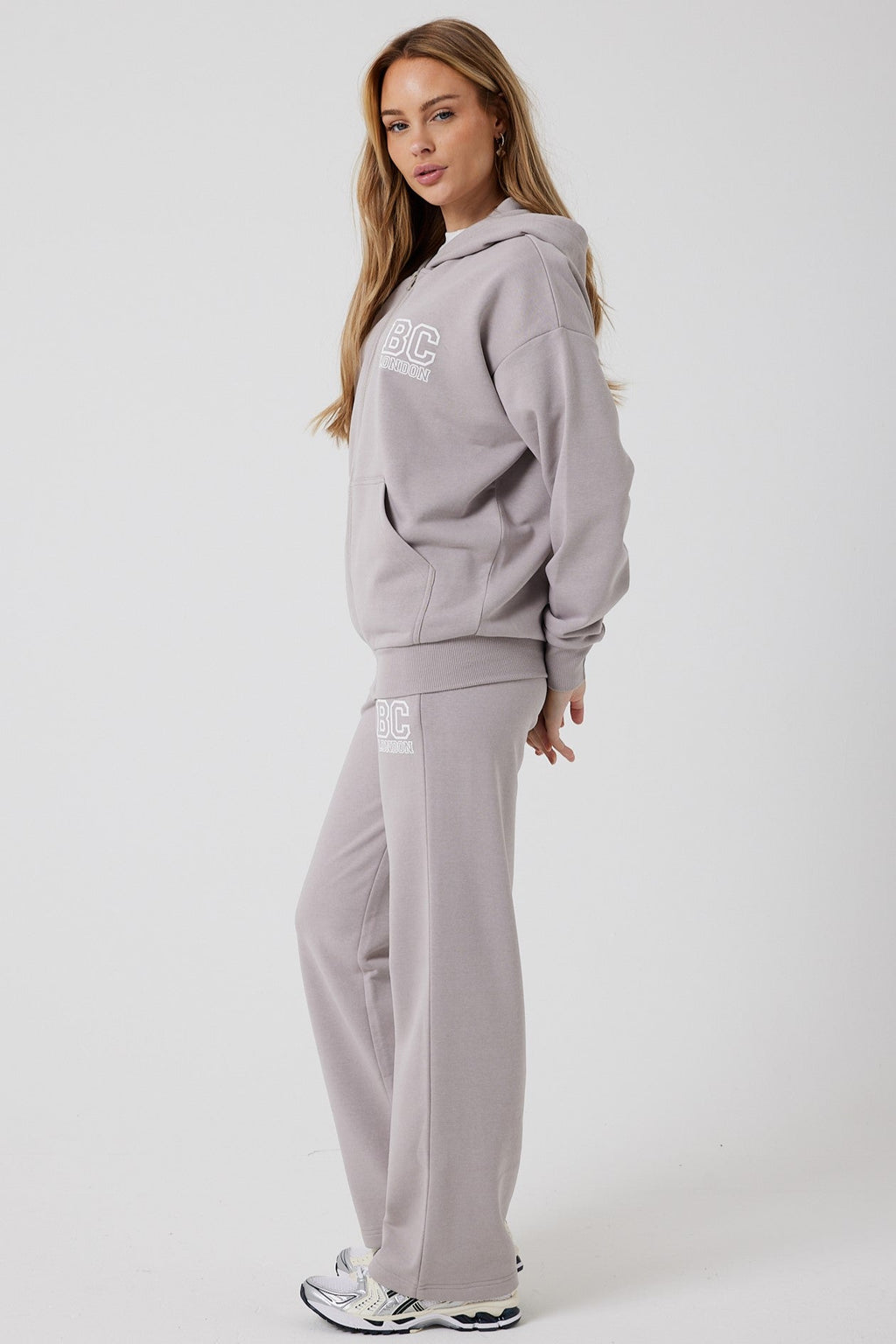 Ralph Street Wide Leg Tracksuit - Stone