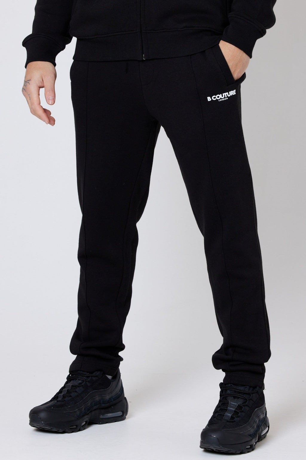 Langton 3-Pack Open Cuff Fleece Joggers - Black/Navy/Grey