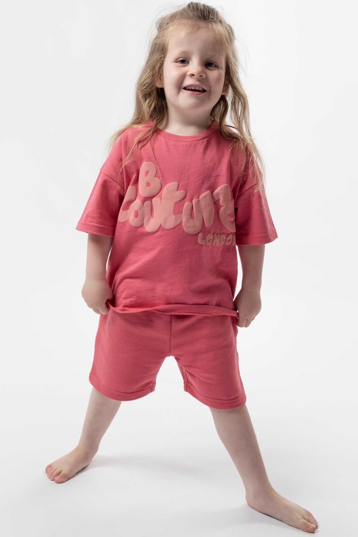 Arlington Girls Shorts & T-Shirt Set - Pink
