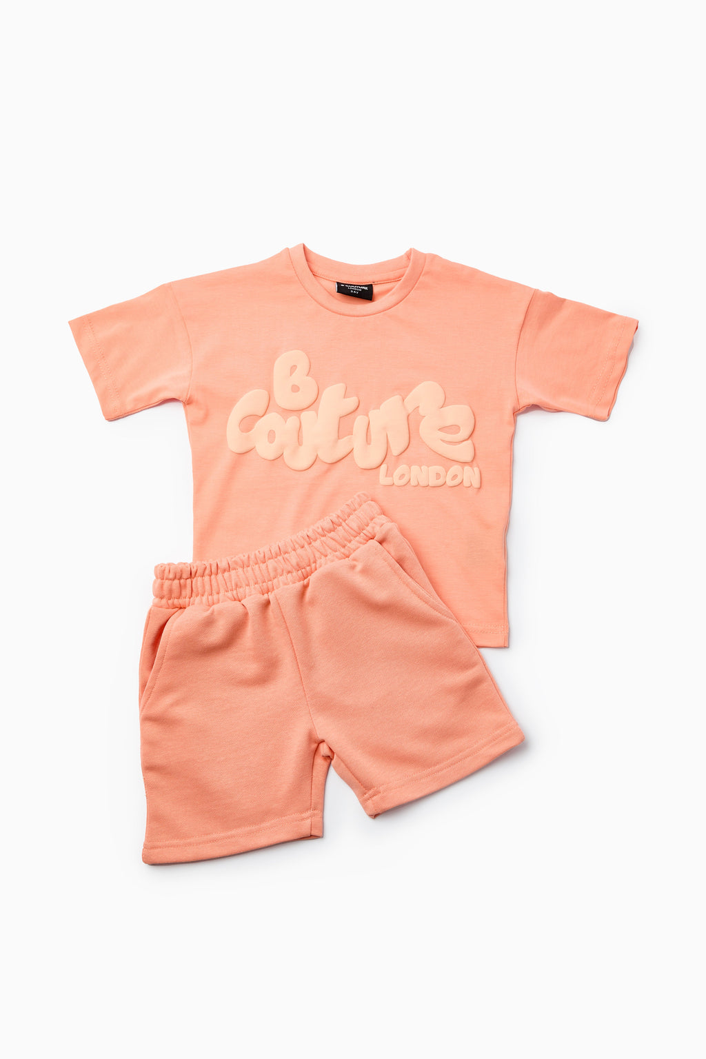 Arlington Girls Shorts & T-Shirt Set - Coral