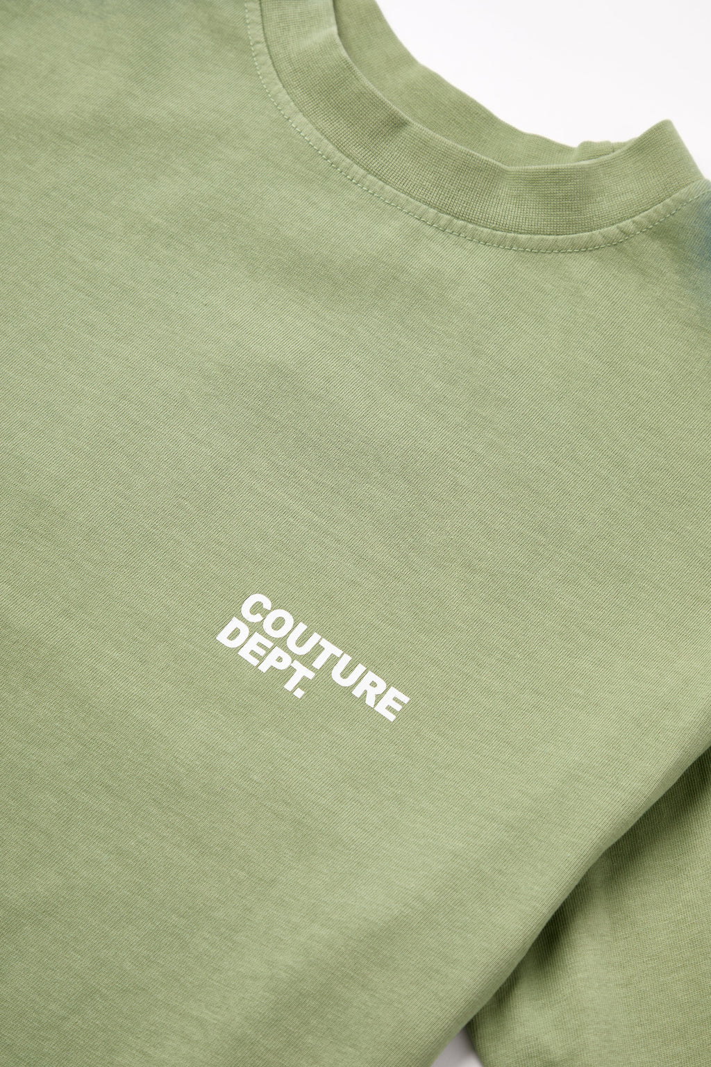 Heavyweight Oversized Couture Dept T-Shirt - Green