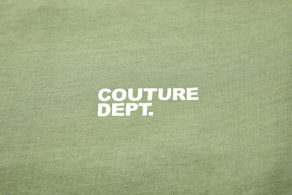 Heavyweight Oversized Couture Dept T-Shirt - Green