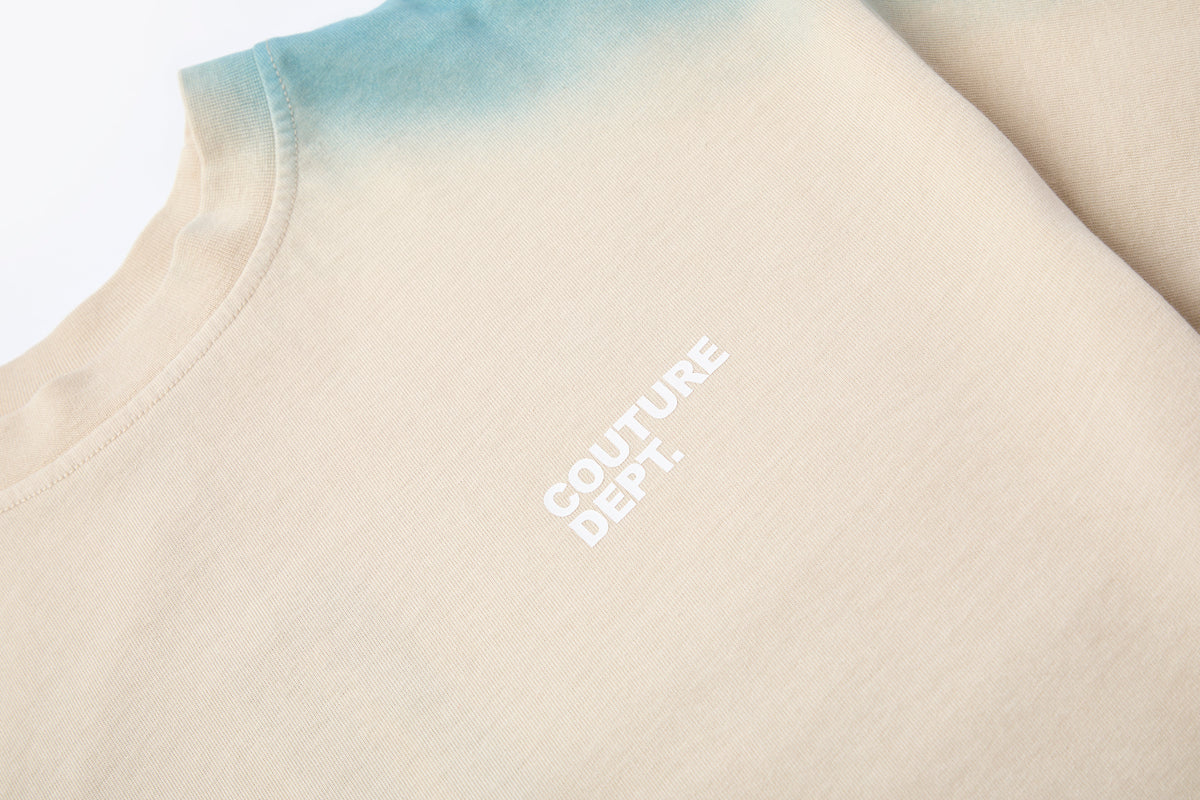 Heavyweight Oversized Couture Dept T-Shirt - Cream