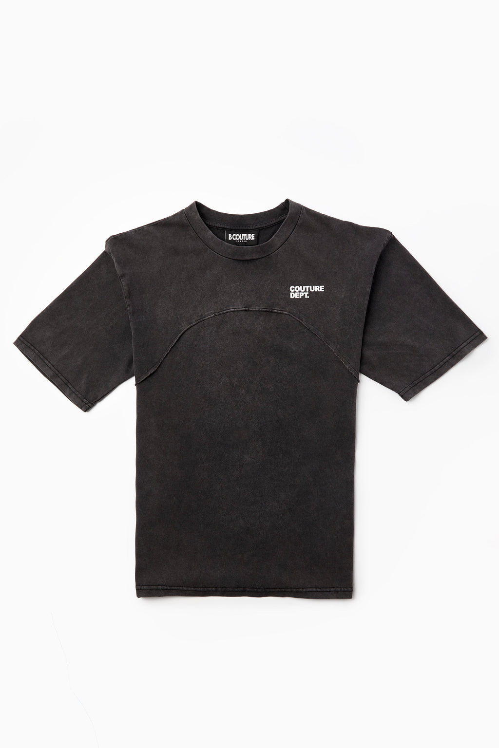 Heavyweight Oversized Couture Dept T-Shirt - Black