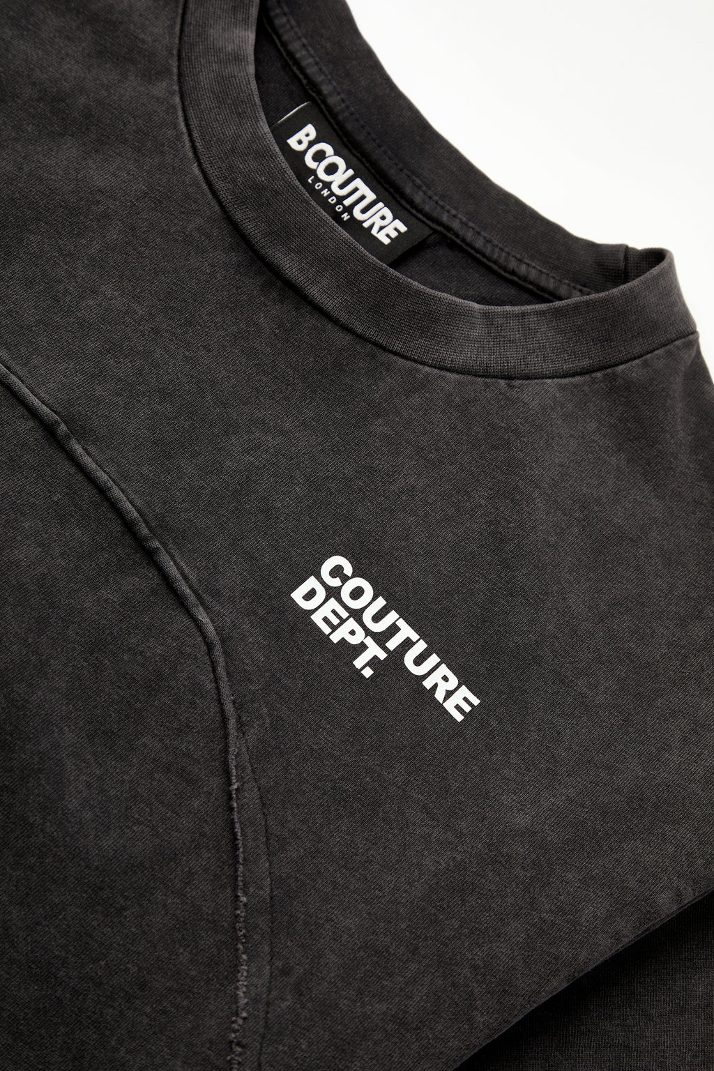 Heavyweight Oversized Couture Dept T-Shirt - Black