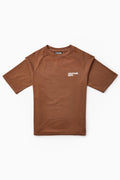 Heavyweight Oversized Couture Dept T-Shirt - Dark Brown