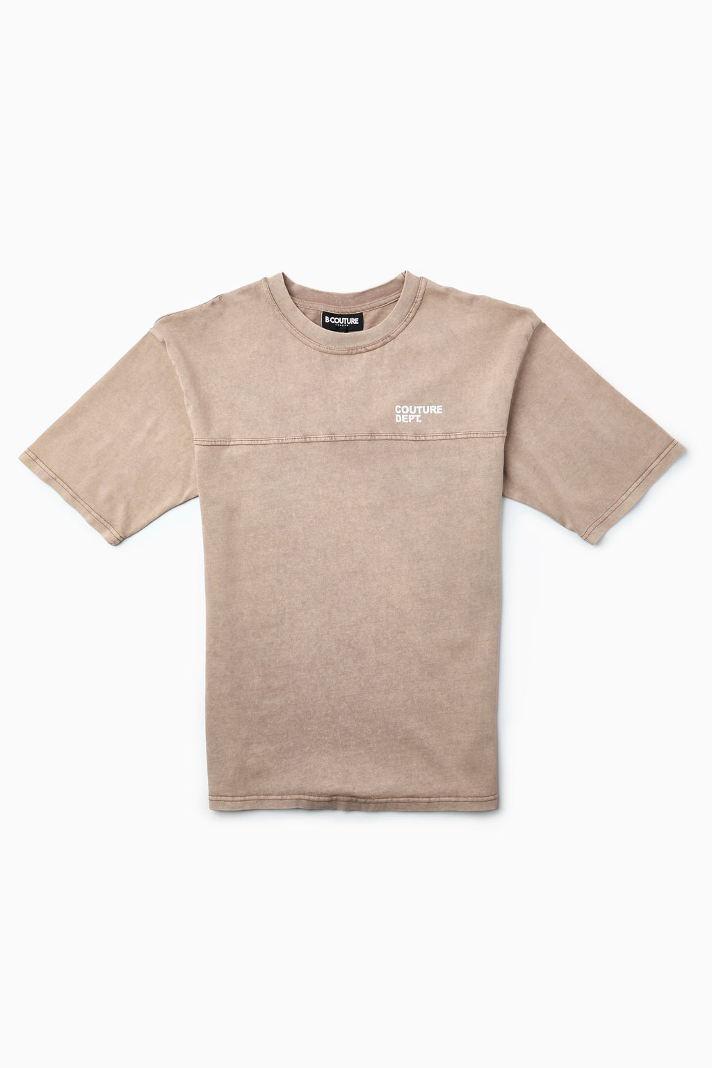 Heavyweight Oversized Couture Dept T-Shirt - Beige