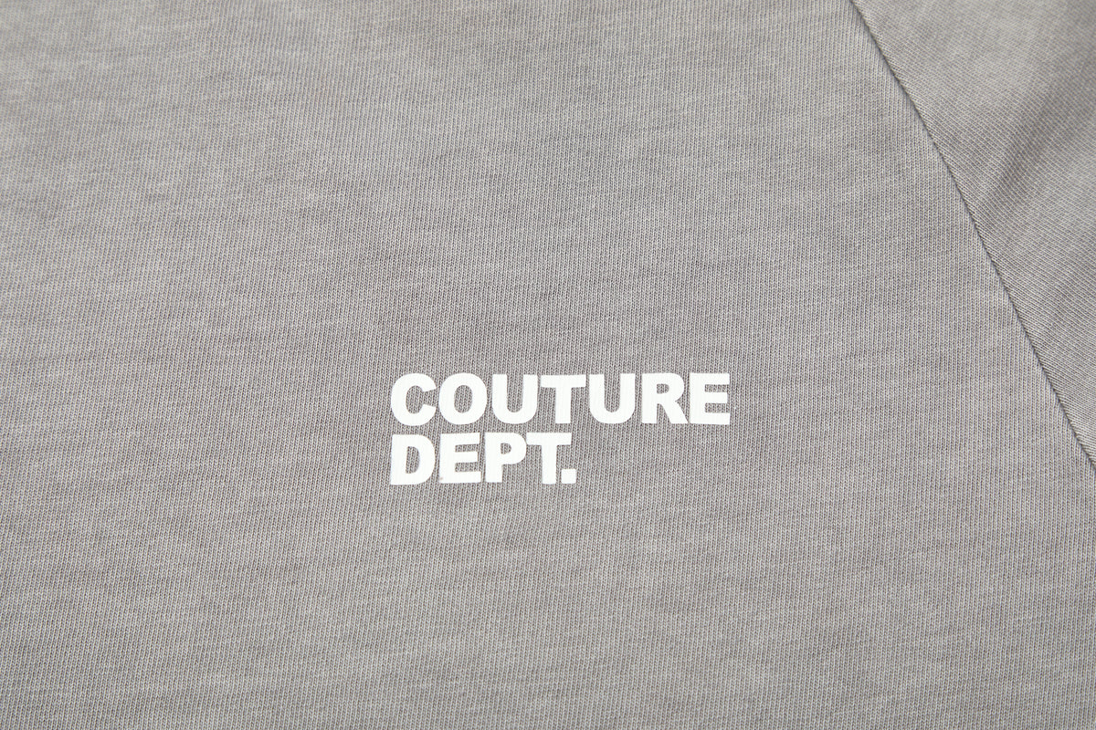 Heavyweight Oversized Couture Dept T-Shirt - Grey