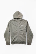 Heavyweight Oversized Couture Dept Zip Hoodie - Green
