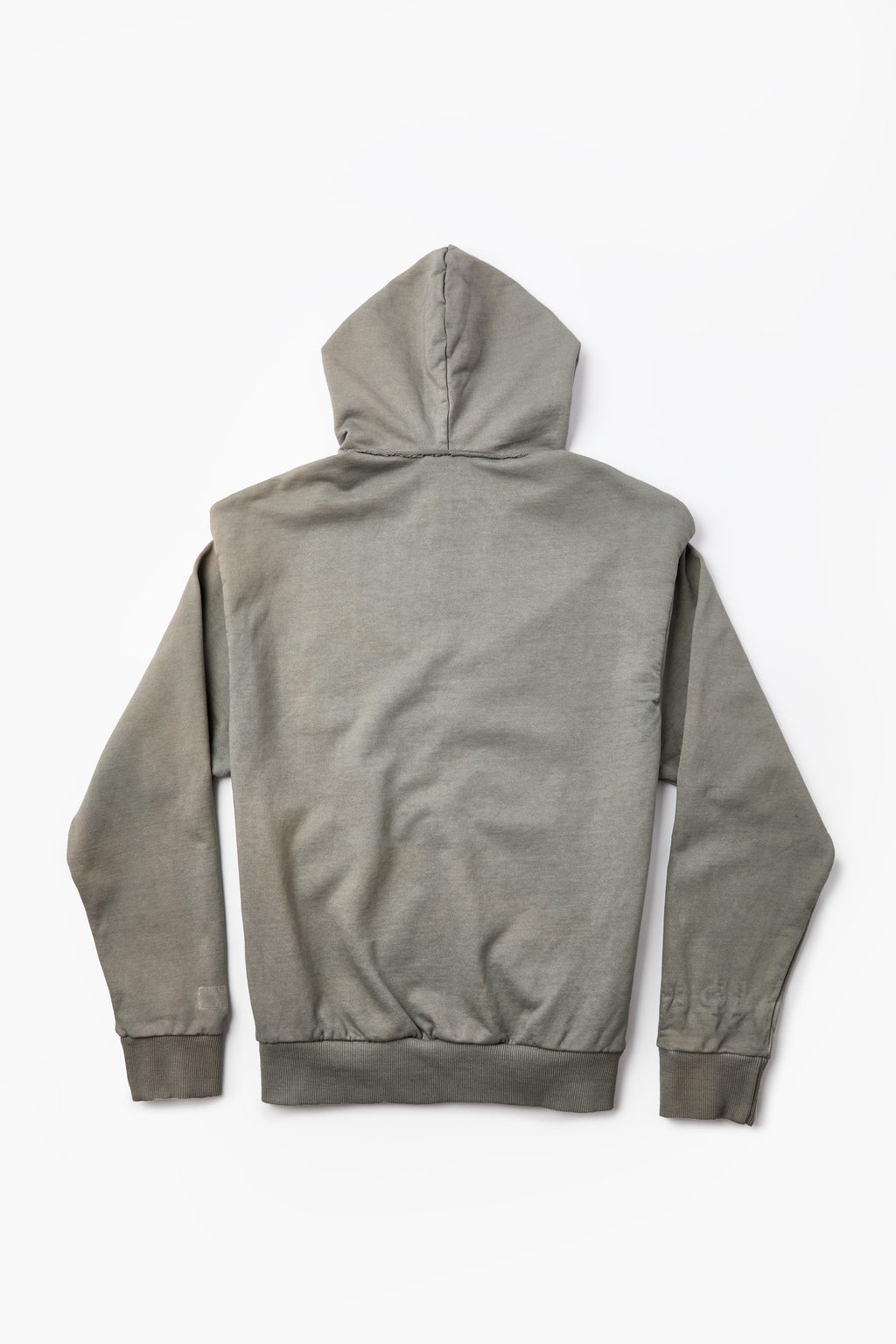 Heavyweight Oversized Couture Dept Zip Hoodie - Green