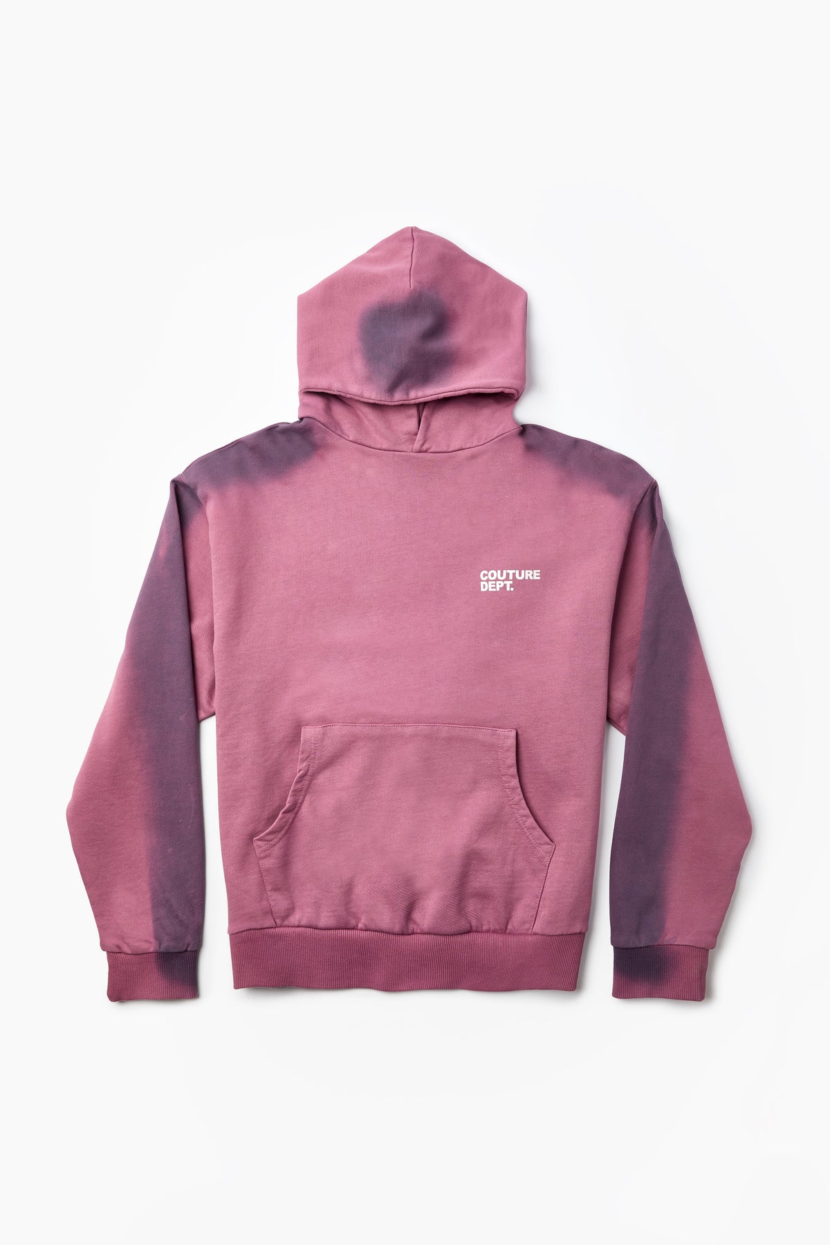 Heavyweight Oversized Couture Dept Hoodie - Pink