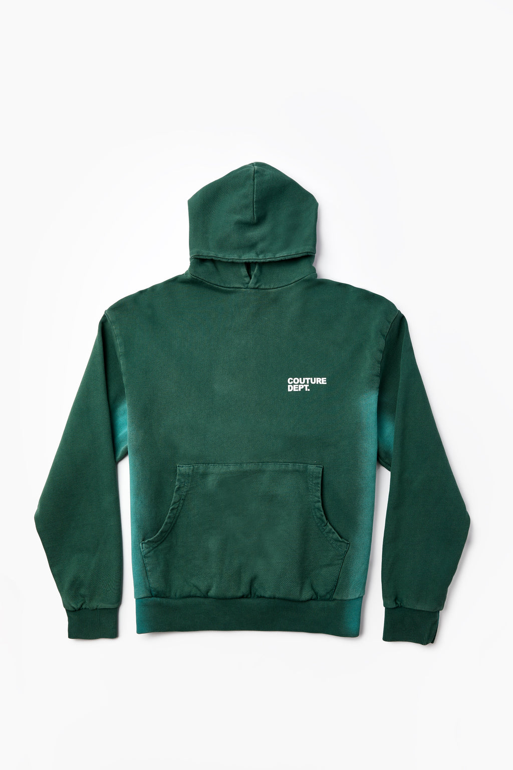 Heavyweight Oversized Couture Dept Hoodie - Green
