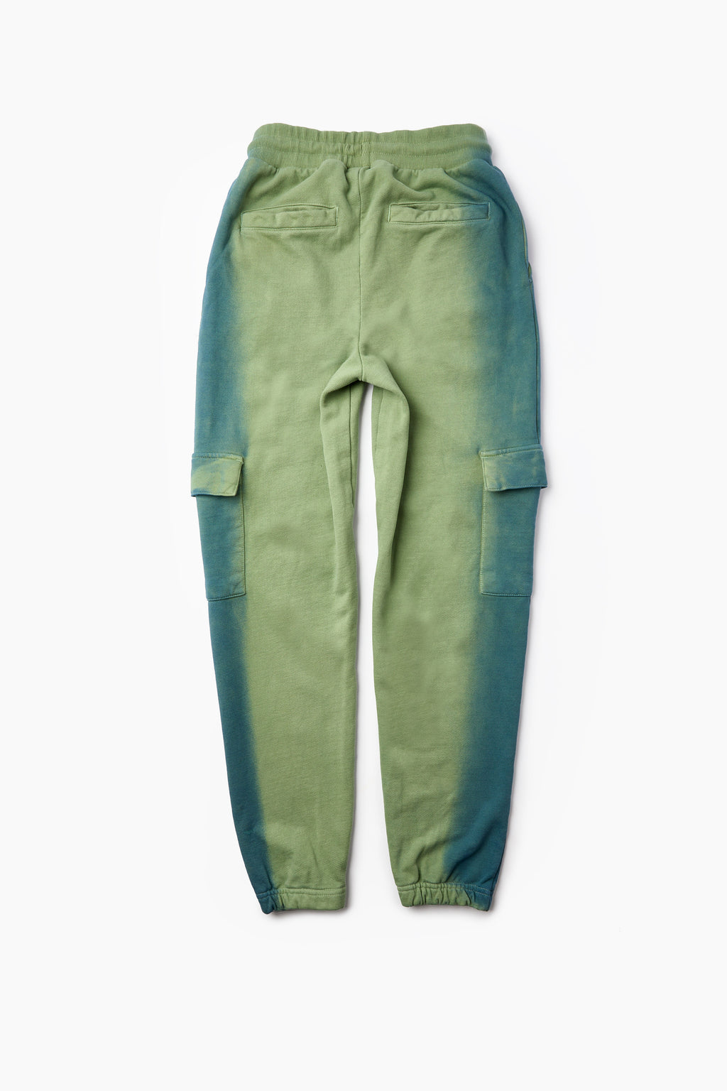 Heavyweight Oversized Couture Dept Cargo Joggers - Green