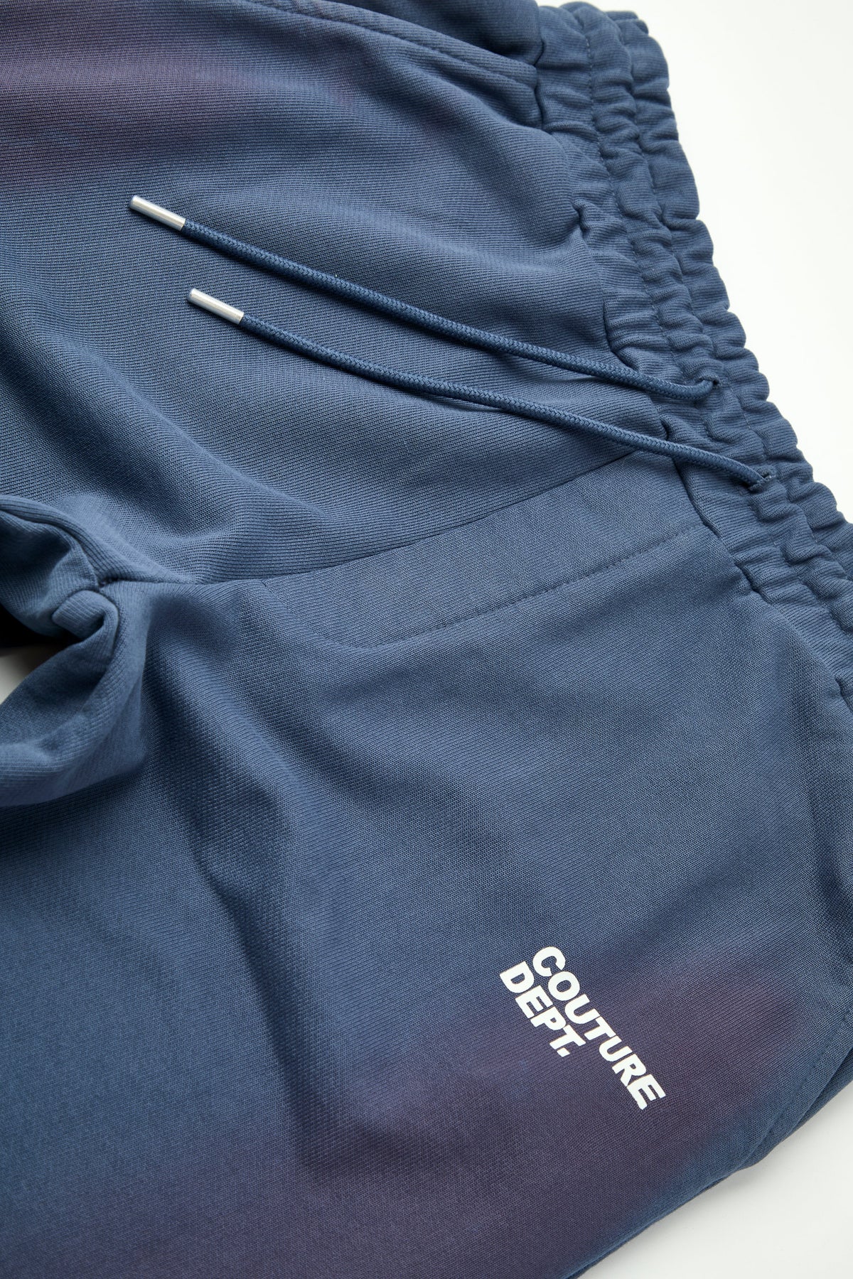 Heavyweight Oversized Couture Dept Joggers - Blue